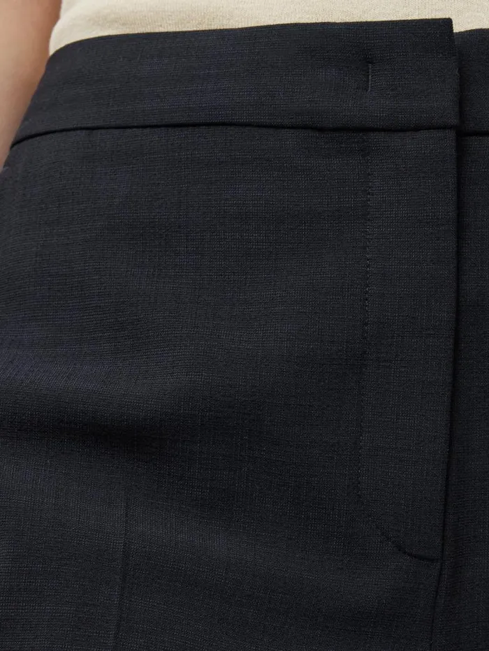 Short Crosshatch Mason Trouser Navy Women Jigsaw Suits and Tailoring