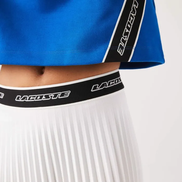 Shorts and Skirts Women Lacoste Women039s Pleated Skirt White 70v