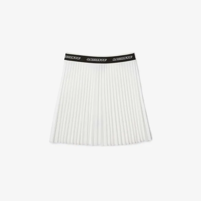 Shorts and Skirts Women Lacoste Women039s Pleated Skirt White 70v