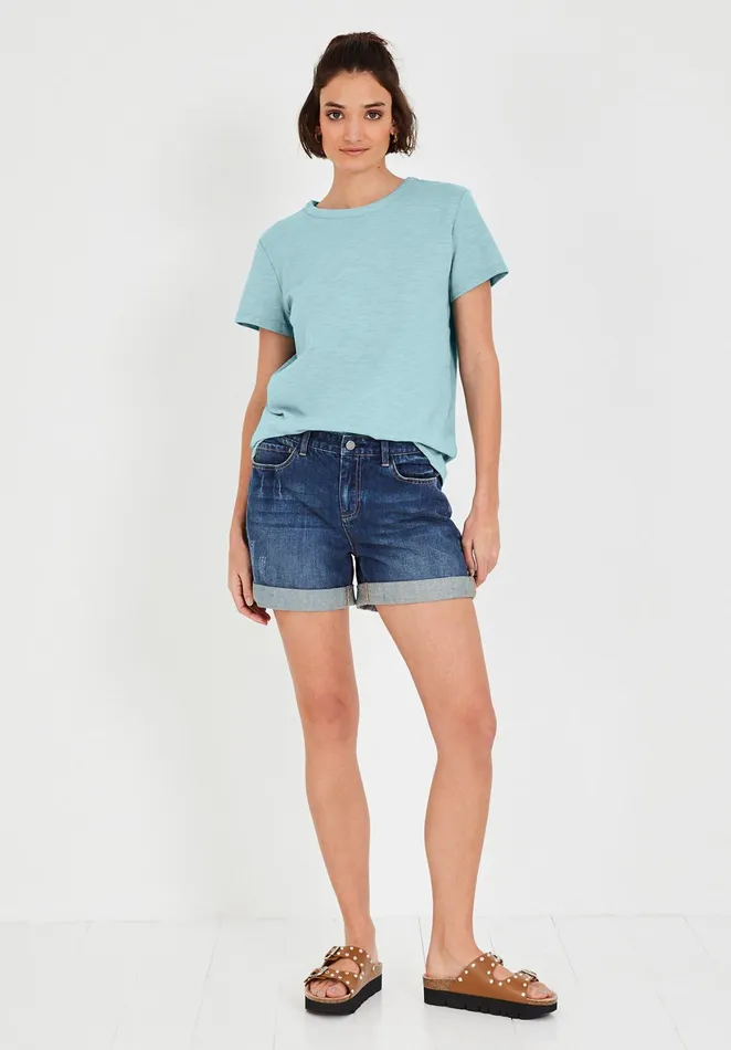 Shorts Women Hush Denim Shorts Blue