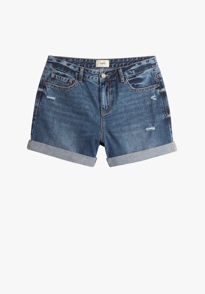 Shorts Women Hush Denim Shorts Dark Mid Blue Authentic