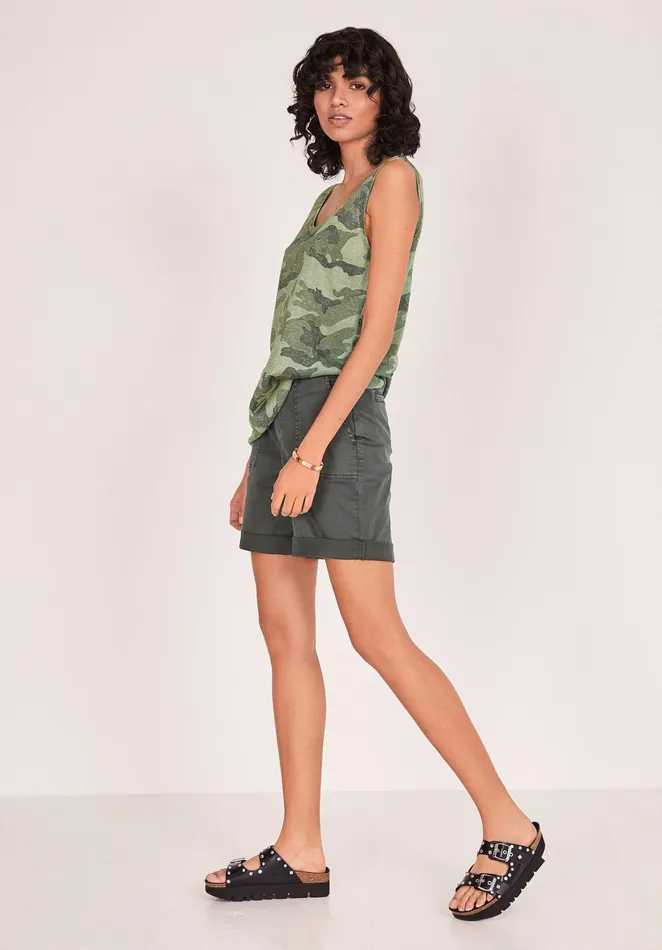 Shorts Women Hush Sydney Chino Shorts Washed Black