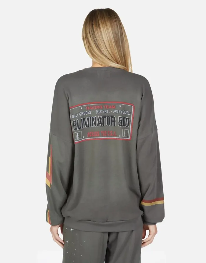 Sierra ZZ Top Eliminator Vintage Onyx Women Lauren Moshi Long Sleeve
