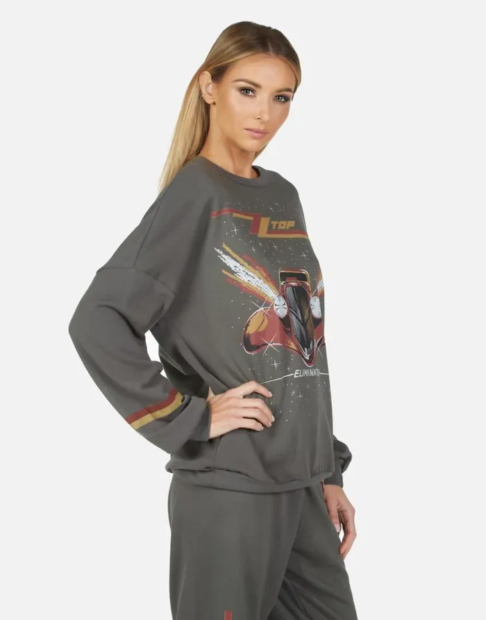 Sierra ZZ Top Eliminator Vintage Onyx Women Lauren Moshi Long Sleeve