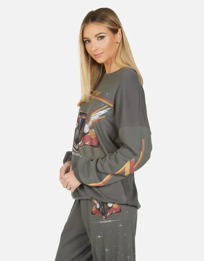 Sierra ZZ Top Eliminator Vintage Onyx Women Lauren Moshi Long Sleeve