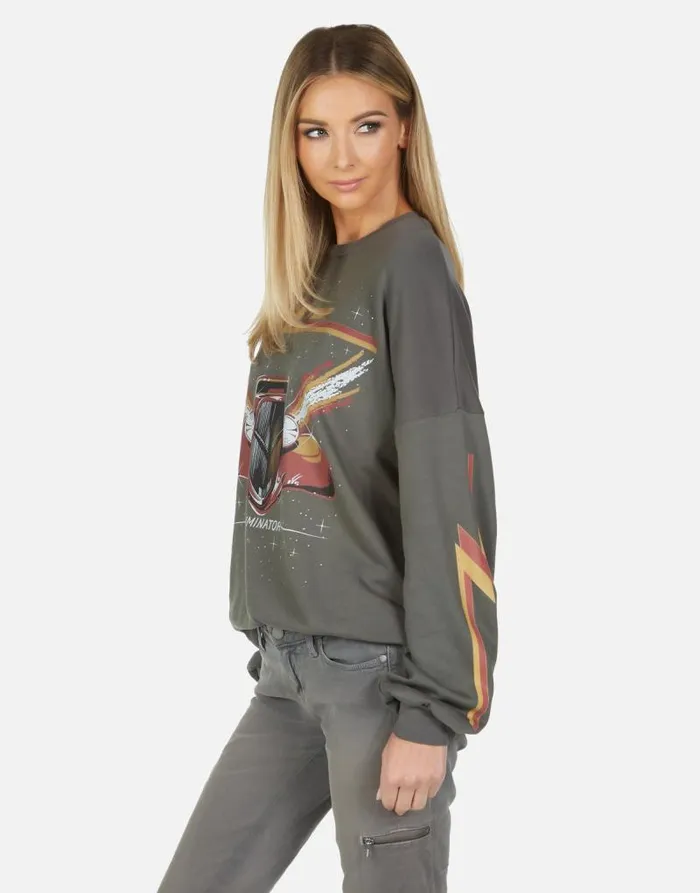 Sierra ZZ Top Eliminator Vintage Onyx Women Lauren Moshi Long Sleeve