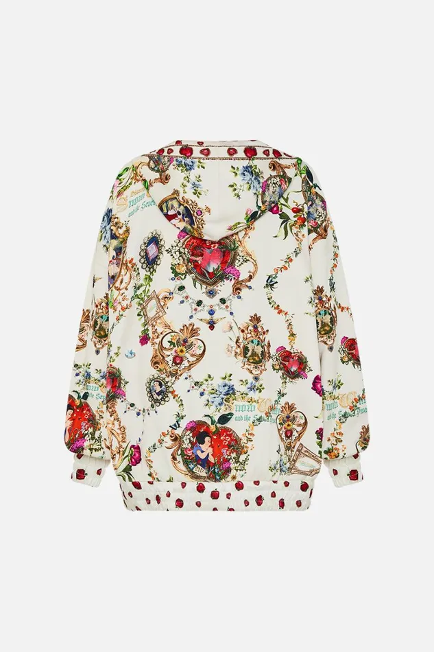SILK HEM BAND BOYFRIEND HOODIE JUST ONE BITE SNOW WHITE Just One Bite Snow White Womens Camilla Knitwear