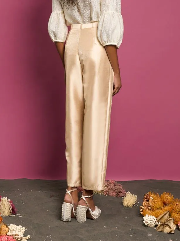 Sister Jane Bottoms Womenswear DREAM Mariana Peg Trousers Gold