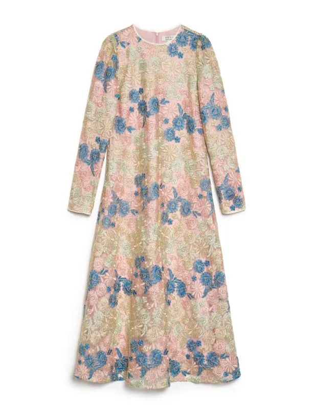 Sister Jane Dresses Womenswear DREAM Artist Embroidered Midi Dress Floral Multi