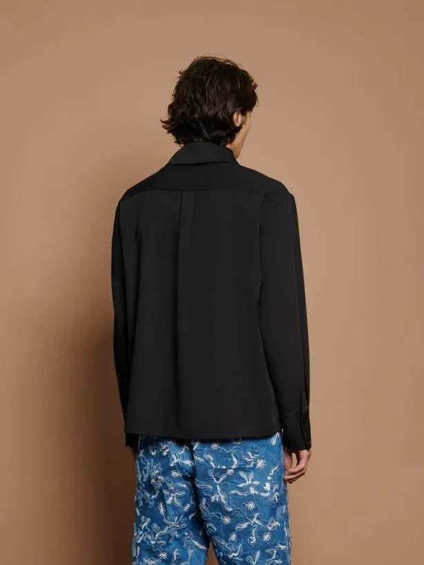Sister Jane Tops Womenswear Tetra Tassel Shirt Black Ink