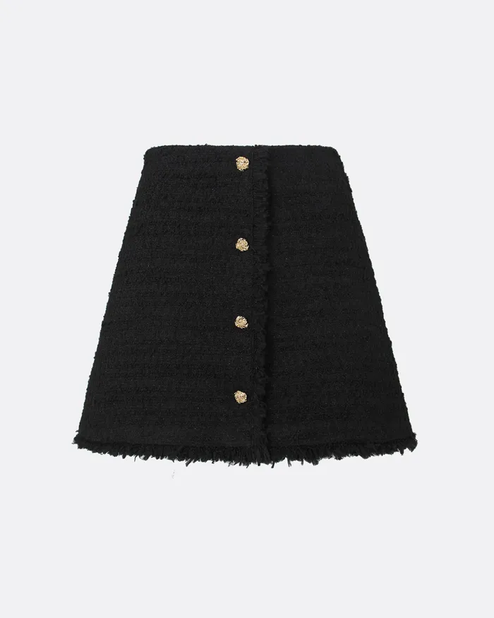 Skirts Asbie Black Skirt Black Safiyaa Women