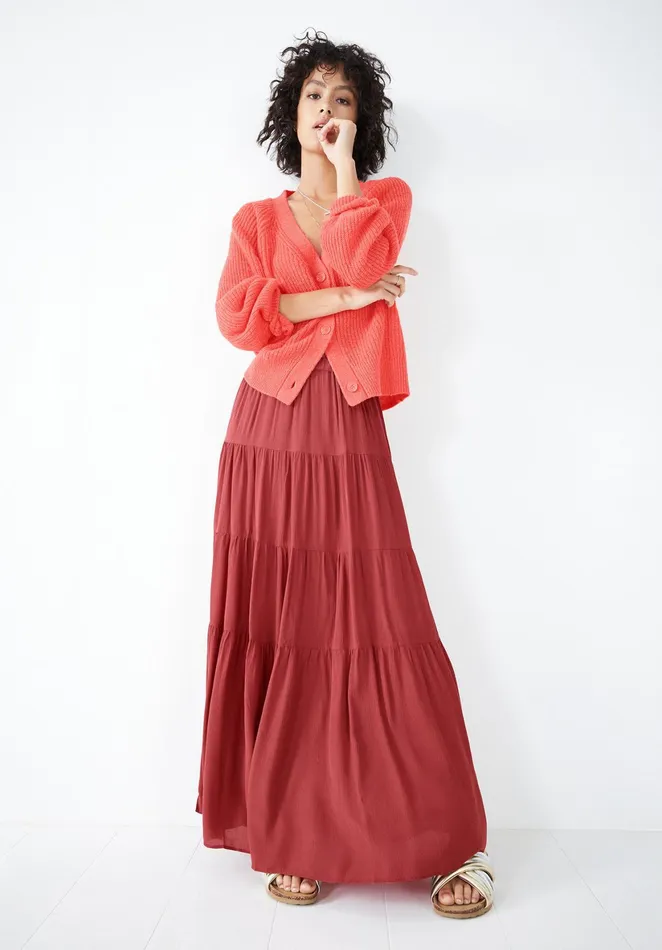 Skirts Women Hush Branwen Textured Maxi Skirt Arizona Rose