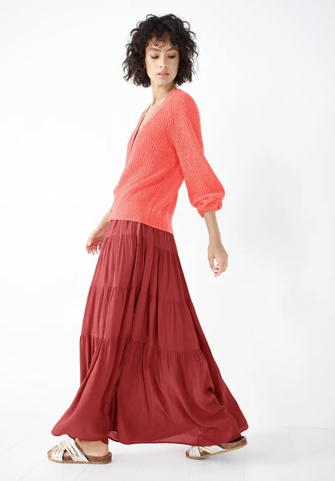 Skirts Women Hush Branwen Textured Maxi Skirt Arizona Rose