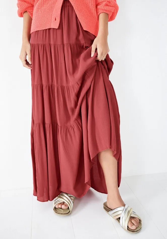 Skirts Women Hush Branwen Textured Maxi Skirt Arizona Rose