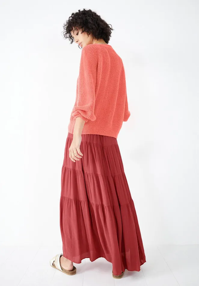 Skirts Women Hush Branwen Textured Maxi Skirt Arizona Rose