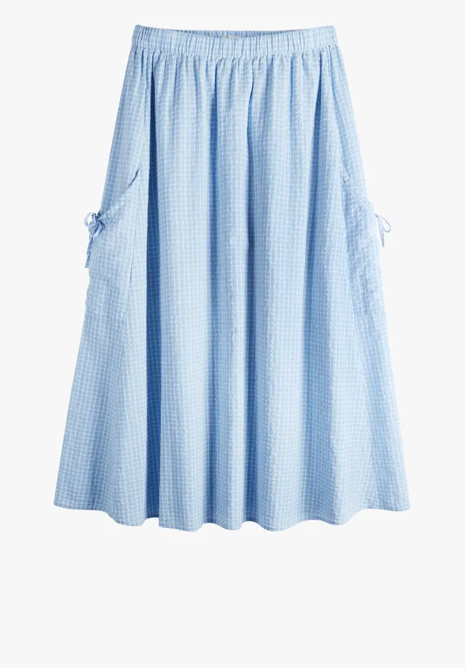 Skirts Women Hush Neela Checked Maxi Skirt Blue