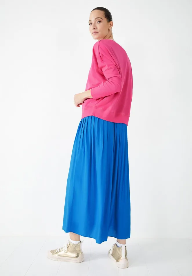 Skirts Women Hush Scarlett Pleated Maxi Skirt Blue