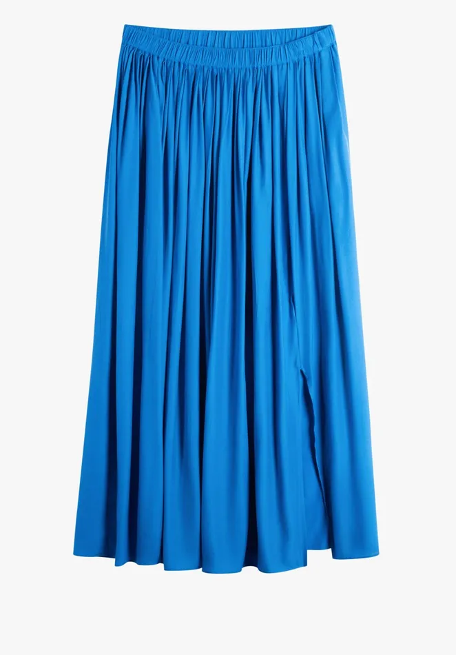 Skirts Women Hush Scarlett Pleated Maxi Skirt Blue