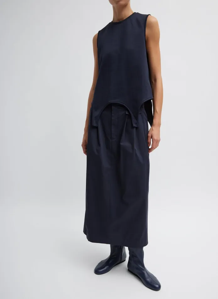 Skirts Women Tibi Bio Twill Triple Pleat Skirt