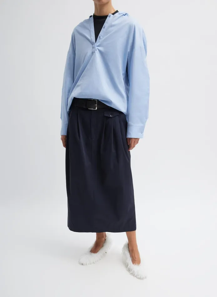 Skirts Women Tibi Bio Twill Triple Pleat Skirt