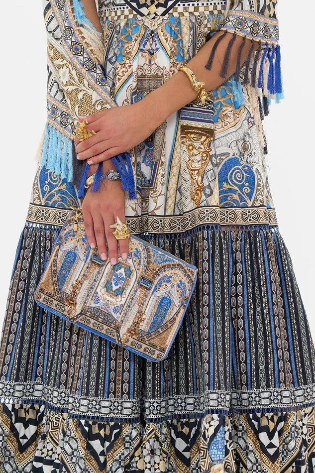 SMALL CANVAS CLUTCH MAKE ME YOUR MOSAIC Make Me Your Mosaic WomensMens Camilla Bags
