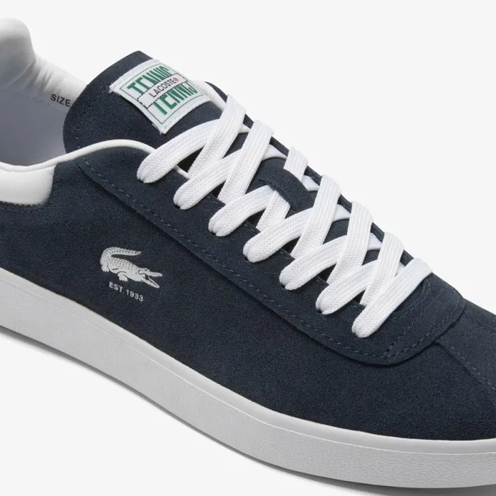 Sneakers Men Lacoste Men039s Baseshot Suede Sneakers Nvywht 092