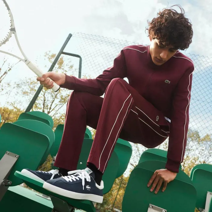 Sneakers Men Lacoste Men039s Baseshot Suede Sneakers Nvywht 092
