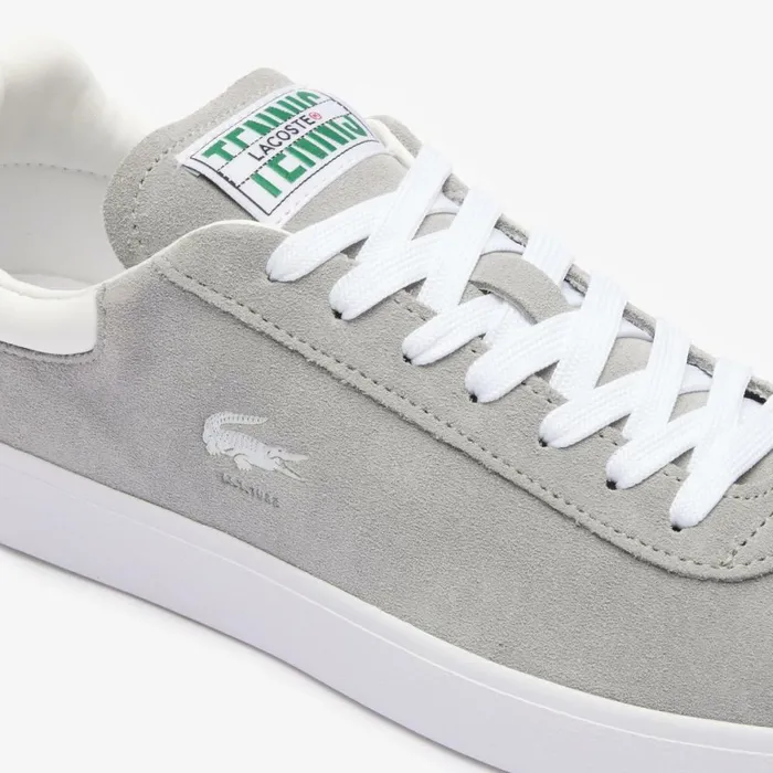 Sneakers Men Lacoste Men039s Baseshot Translucent Sole Sneakers Grywht 25y