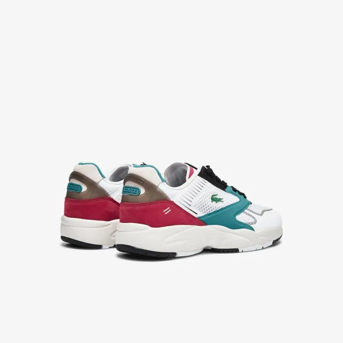 Sneakers Men Lacoste Men039s Storm 96 Nano Textile MultiPanelled Sneakers Whtdk Trqs 1r4