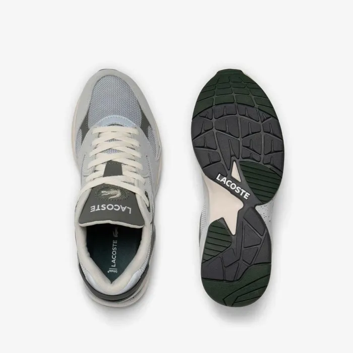 Sneakers Men Lacoste Mens Storm 96 Vintage Cashmere Effect Sneakers Lt Greydk Grey 2g2