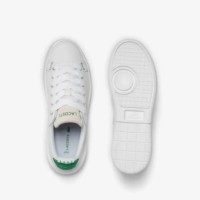 Sneakers Women Lacoste Women039s Carnaby Platform Leather Sneakers Whitedark Green 1r5