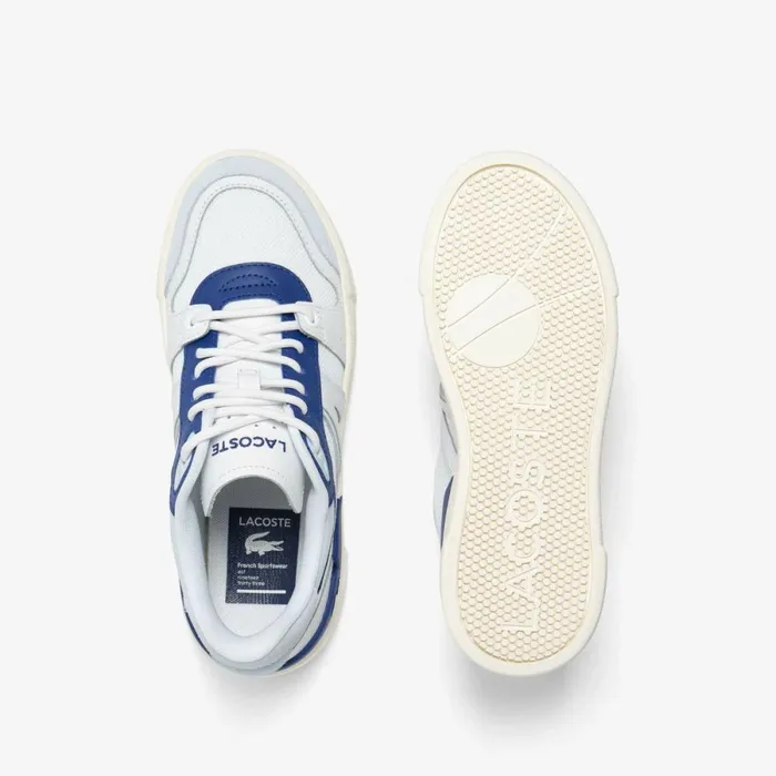 Sneakers Women Lacoste Women039s L002 Evo Leather and Mesh Sneakers Whiteblue 080