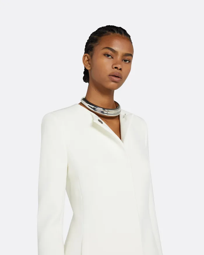 Sneha Ivory Jacket Ivory Jackets and Coats Safiyaa Women