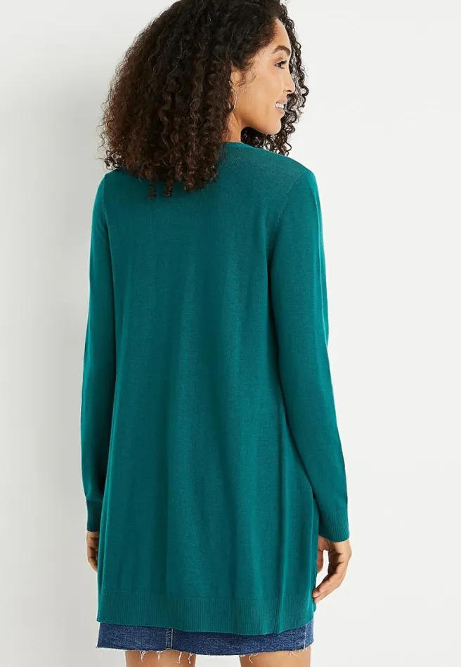 Solid Boyfriend Button Front Cardigan Women Maurices Tops