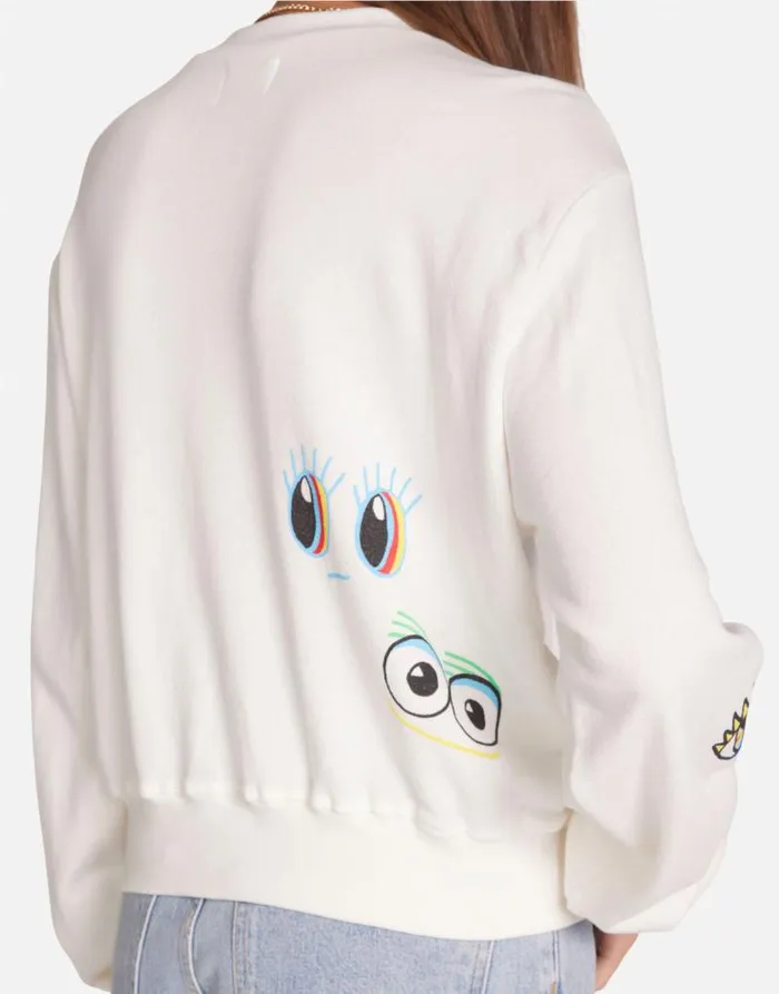 Spalding Rocker Eye Milk Women Lauren Moshi Long Sleeve