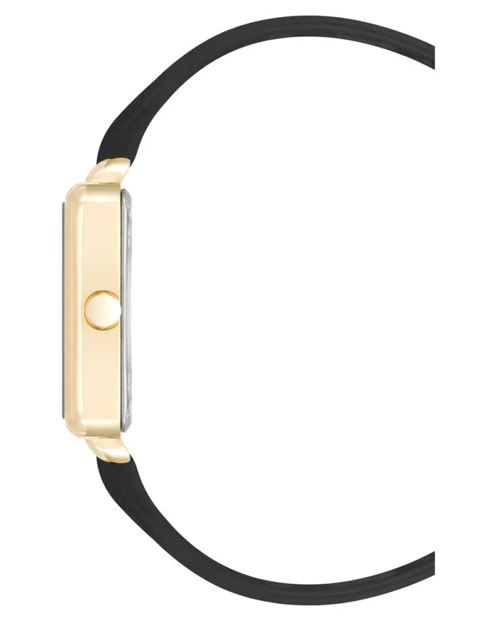 Square Case Smooth Strap Watch Blackgold Women Nine West Straps Square Case Smooth Strap Watch Blackgold Women Nine West Straps