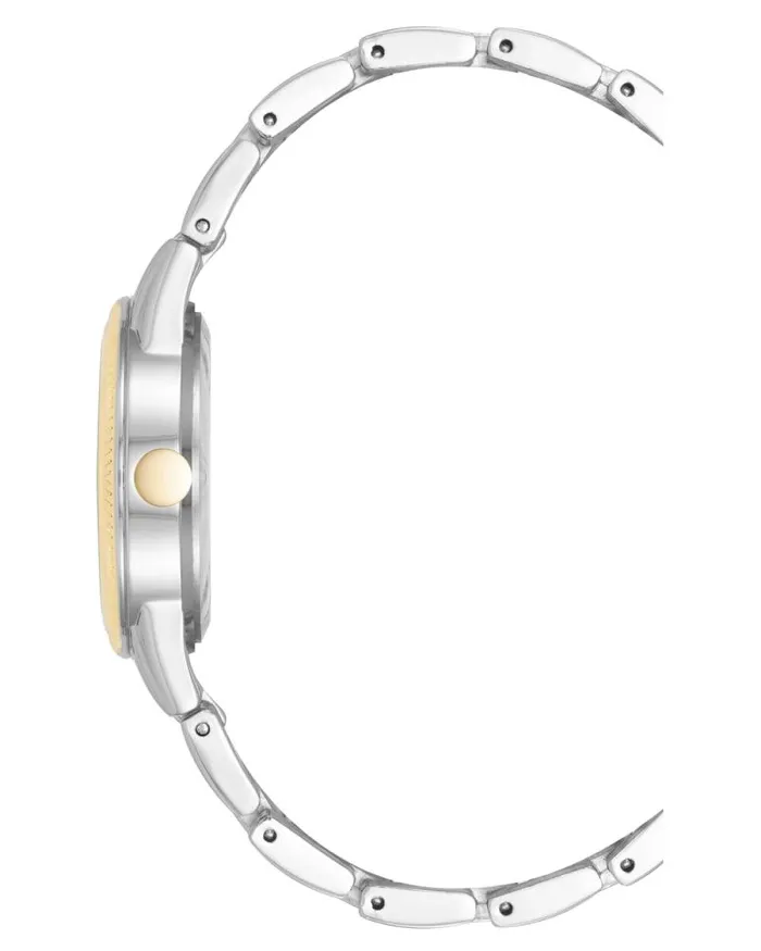 Sunburst Dial Watch Blacktwotone Women Nine West Straps Sunburst Dial Watch Blacktwotone Women Nine West Straps