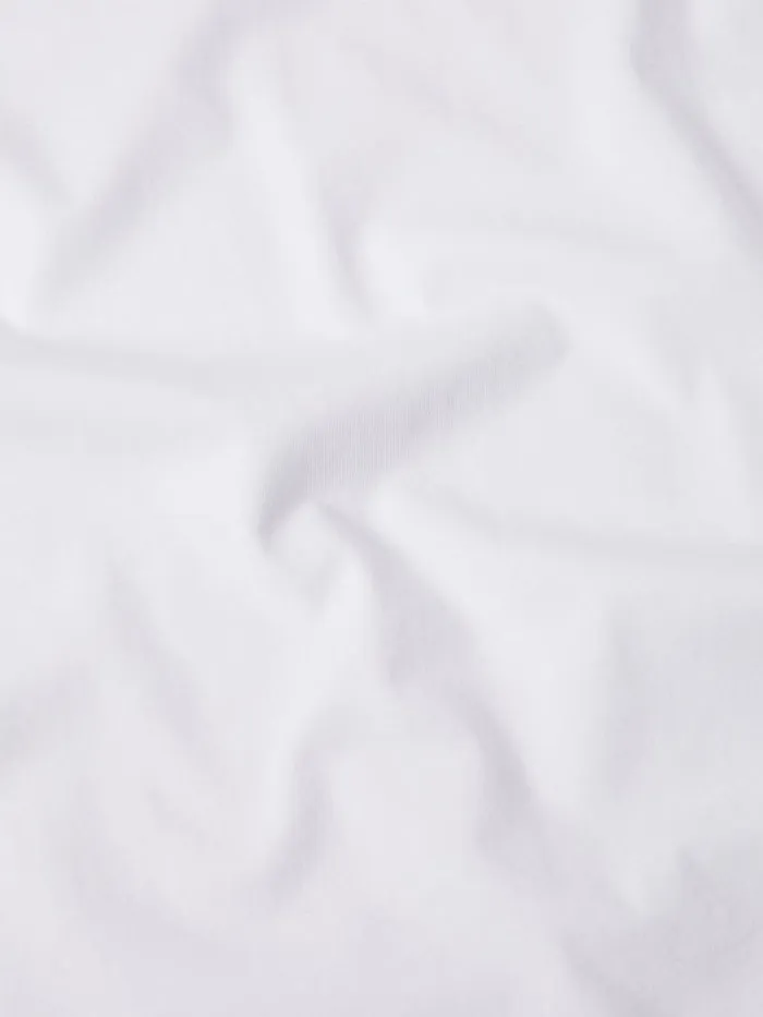 Supima Cotton Long Sleeve Tee White Women Jigsaw Shirts and Tops