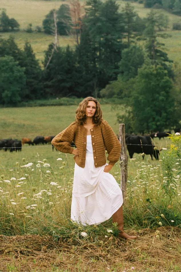 Sweaters and Outerwear Christy Dawn Women The Nola Cardigan Toast Sweaters and Outerwear Christy Dawn Women The Nola Cardigan Toast