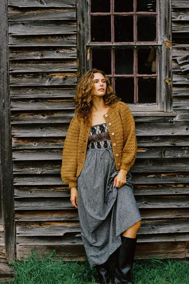 Sweaters and Outerwear Christy Dawn Women The Nola Cardigan Toast Sweaters and Outerwear Christy Dawn Women The Nola Cardigan Toast