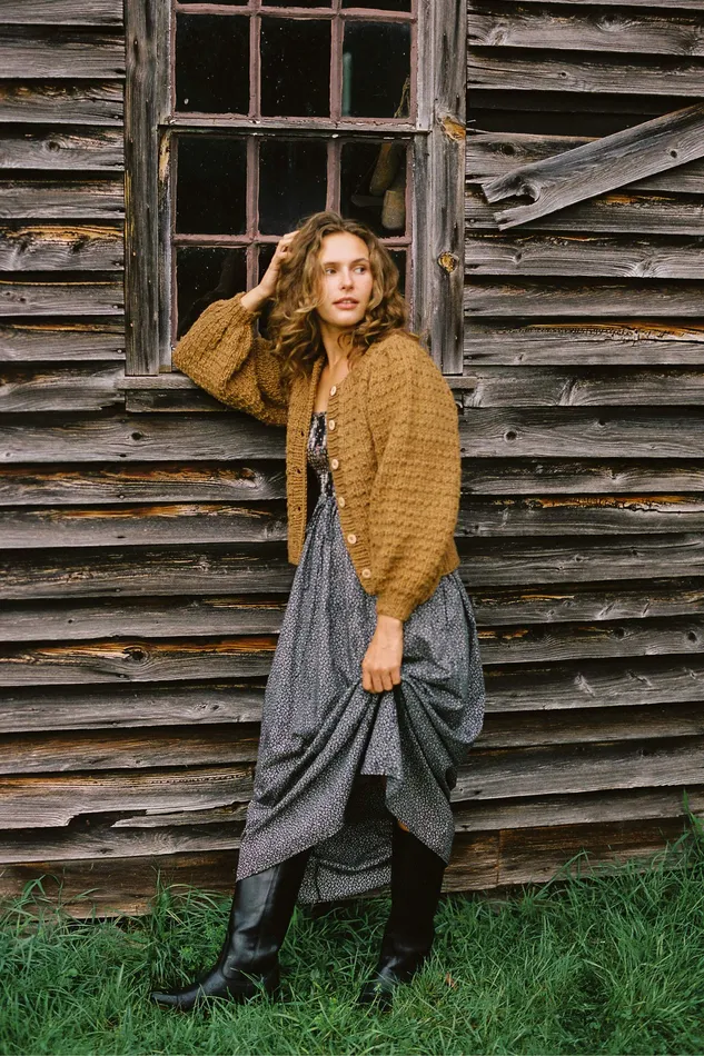 Sweaters and Outerwear Christy Dawn Women The Nola Cardigan Toast Sweaters and Outerwear Christy Dawn Women The Nola Cardigan Toast