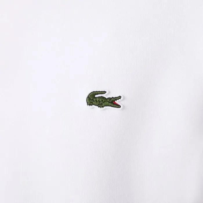 Sweaters and Sweatshirts Men Lacoste Men039s Brushed Fleece Sweatshirt White 001