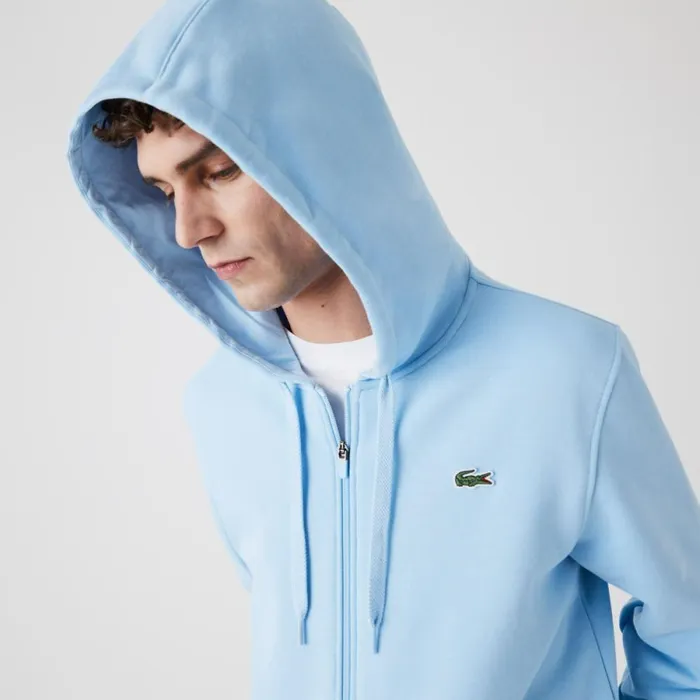 Sweaters and Sweatshirts Men Lacoste Men039s SPORT Lightweight Hoodie Blue Gn2