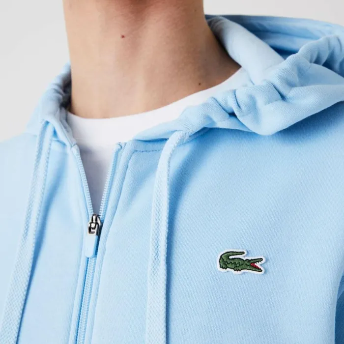 Sweaters and Sweatshirts Men Lacoste Men039s SPORT Lightweight Hoodie Blue Gn2