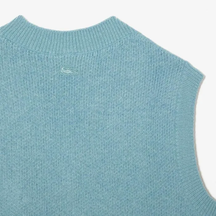 Sweaters and Sweatshirts MenWomen Lacoste Lacoste X Le FLEUR V Neck Sweater Vest Grey 5qy