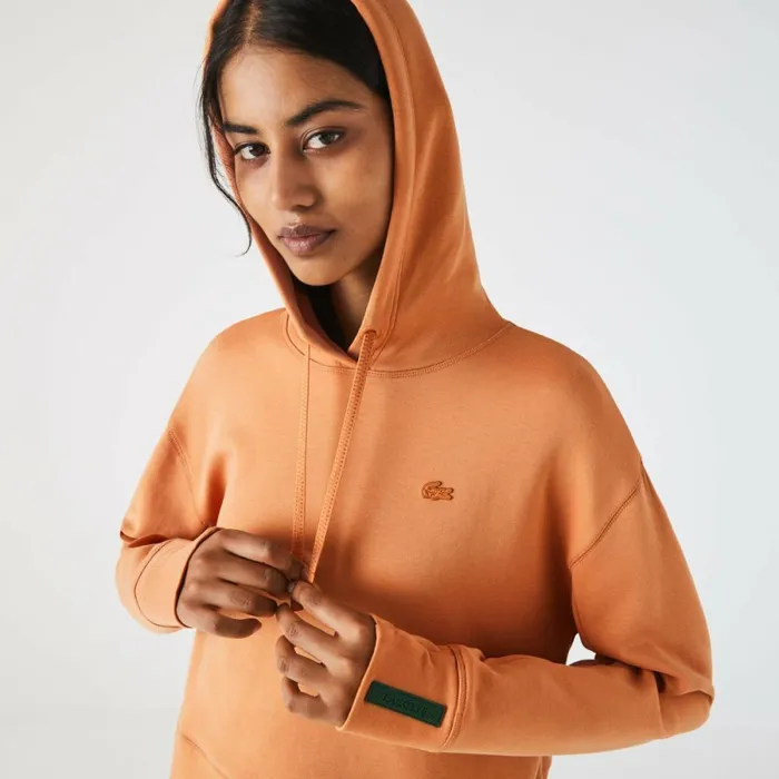 Sweaters and Sweatshirts Women Lacoste Women039s Hoodie Orange Wwc