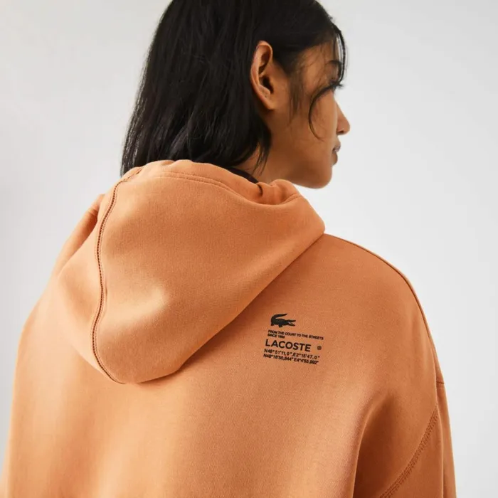 Sweaters and Sweatshirts Women Lacoste Women039s Hoodie Orange Wwc