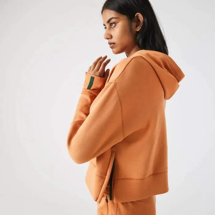 Sweaters and Sweatshirts Women Lacoste Women039s Hoodie Orange Wwc