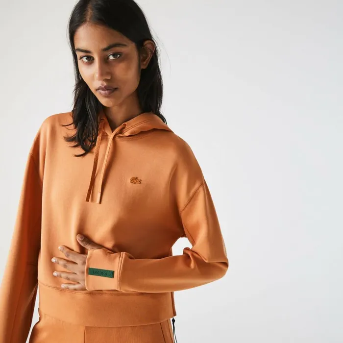 Sweaters and Sweatshirts Women Lacoste Women039s Hoodie Orange Wwc