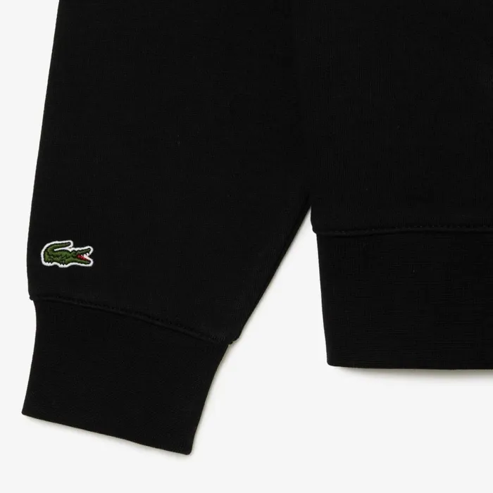Sweaters and Sweatshirts Women Lacoste Women039s Printed Hoodie Black 031